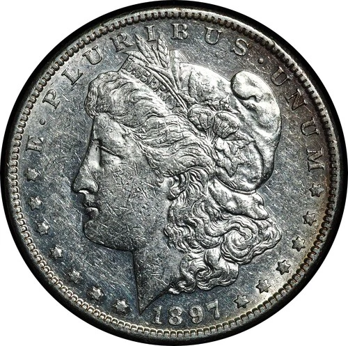 1897-S Morgan Dollar XF/AU