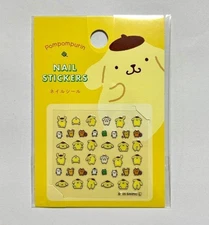 New! Sanrio Pompompurin Nail Stickers DAISO Limited Edition Japan
