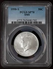 1998-S PCGS SP70 John F Kennedy JFK Silver Half Dollar 50C SP70 Matte SMS