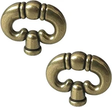 2Pcs Antique Bronze Drawer Knobs Ring Pull Vintage Cabinet Dresser Hardware