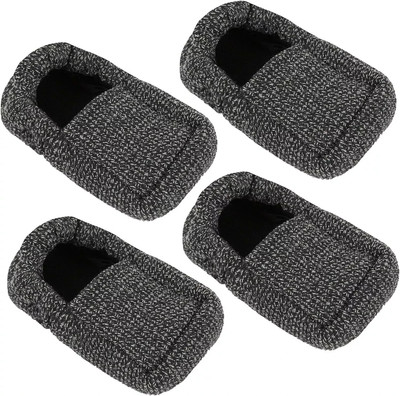 Vive Walker Ski Glide Covers 4 PCS - Heavy Duty Removable Padded Replacement...