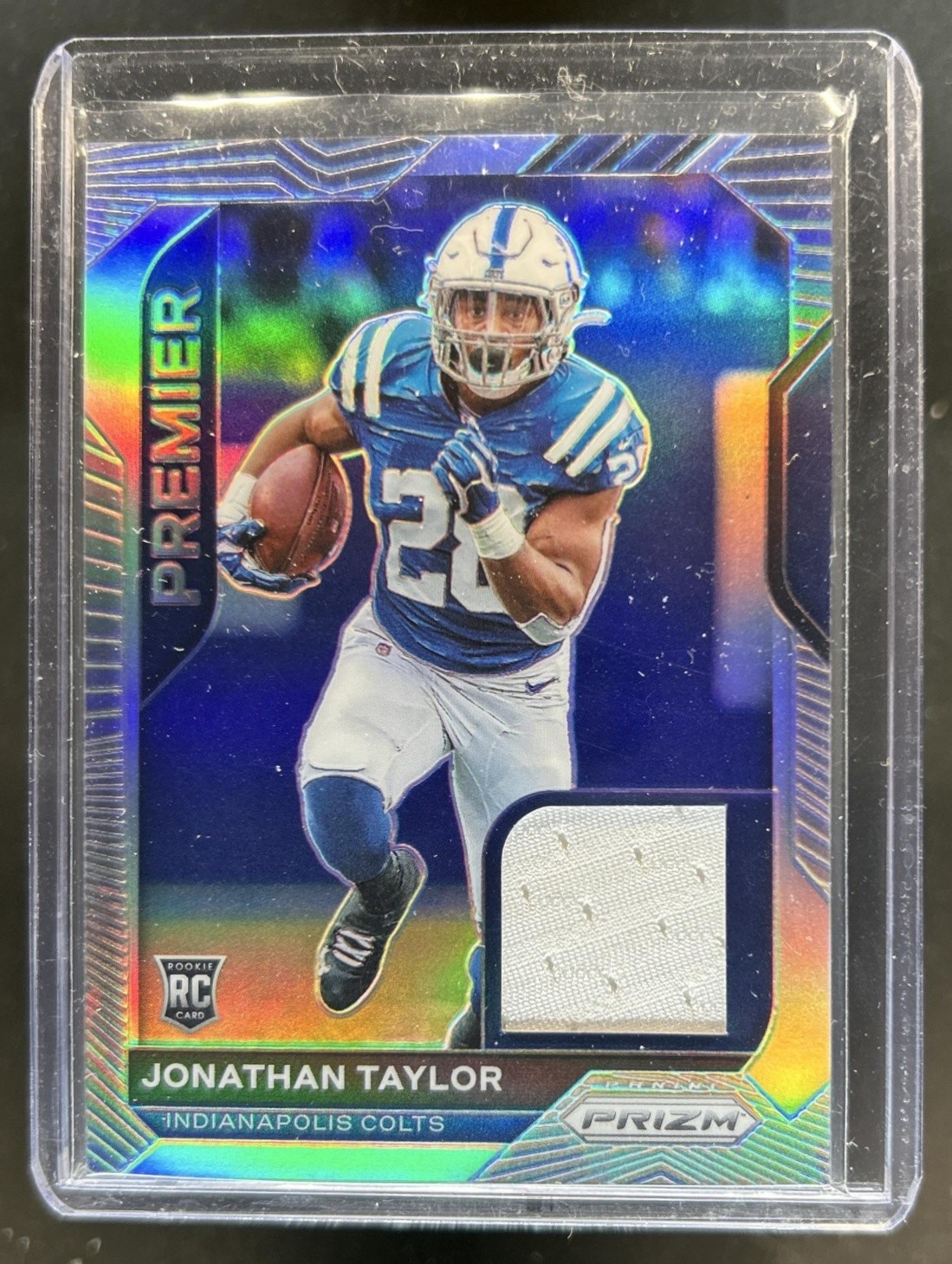 2020 Panini Prizm Jonathan Taylor Premier Jerseys RC Rookie #4 Colts
