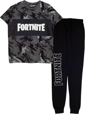 Fortnite Official Boys Pyjamas Set New Short Sleeve T-Shirt Nightwear New Gift