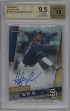 2019 Topps Finest FERNANDO TATIS JR. RC Auto #FAFTJ BGS 9.5 Gem Mint 10 Auto