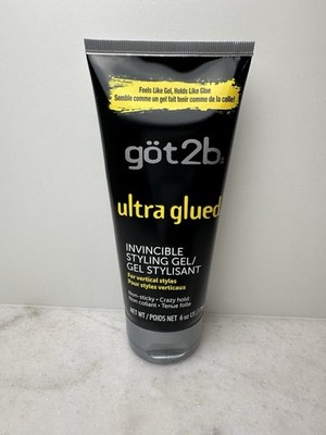 Got2b Ultra Glued Invincible Styling Hair Gel, 6 oz