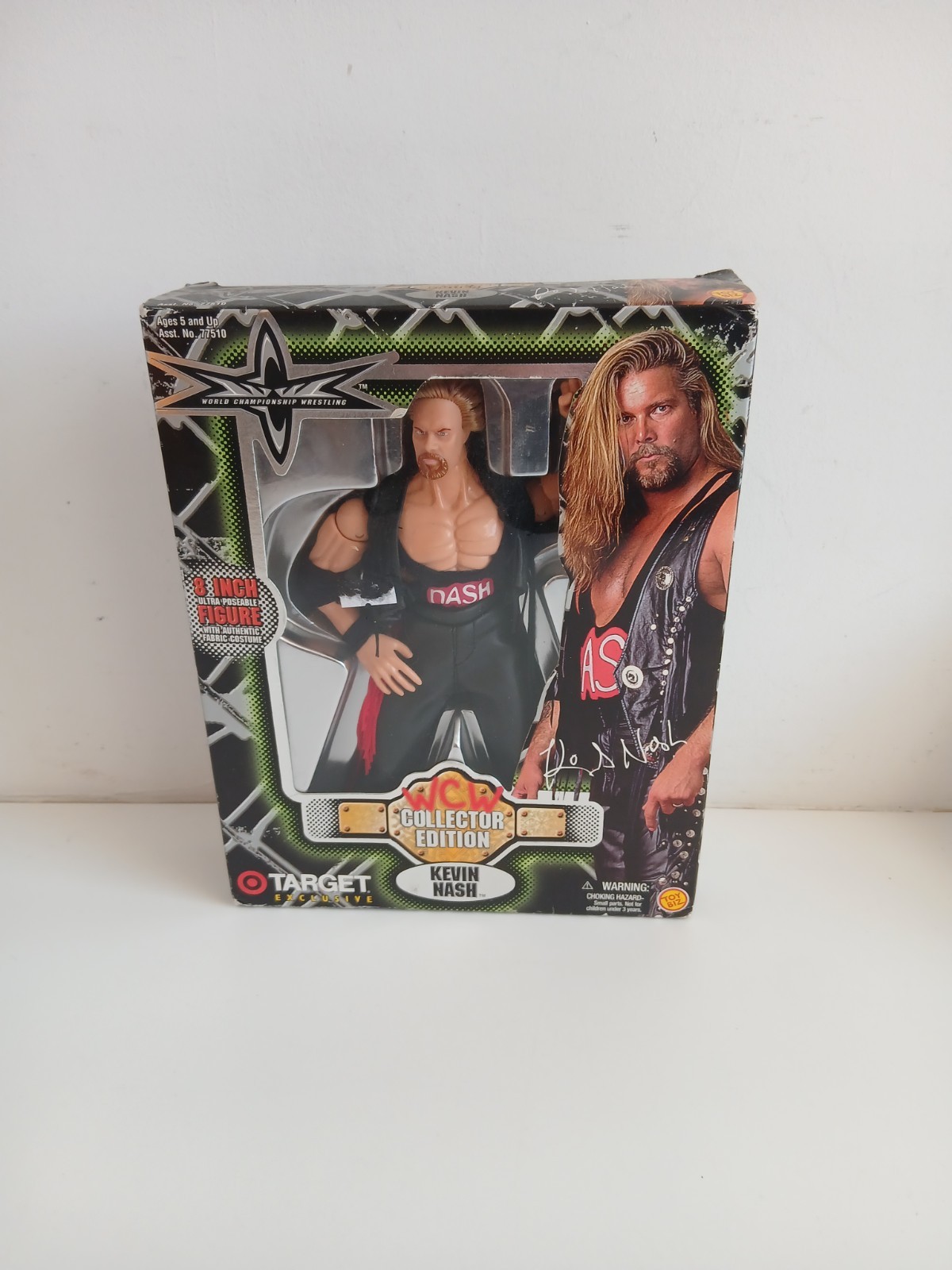 Kevin Nash Wrestling Figure WCW Collector Edition Target Exclusive Toy Biz Boxed