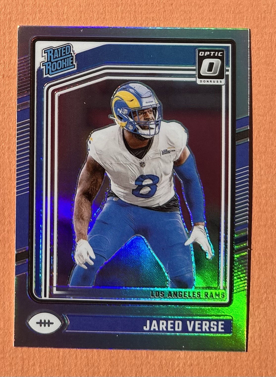 2024 Panini Donruss Optic - Rated Rookie Jared Verse #242 Holo Prizm (RC)
