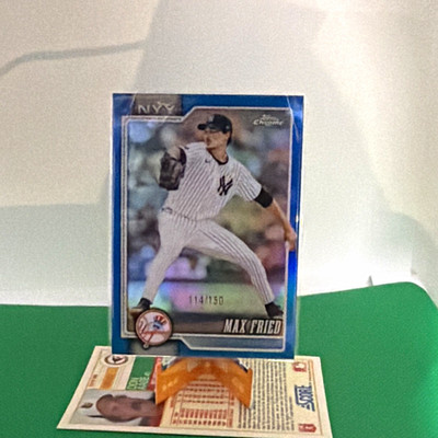 Topps 2026 Series 1 Max Fried Yankees #270 Blue Rainbow Foil /150