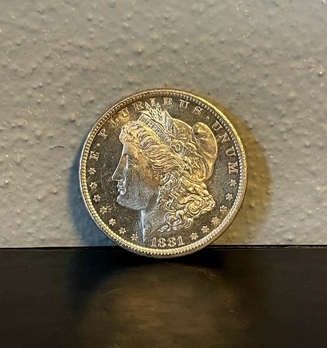 1881 S Uncirculated Morgan SILVER Dollar Proof-Like PL GEM BU