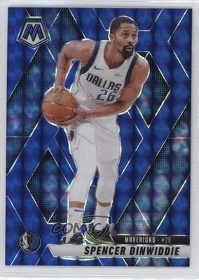 2024-25 Panini Mosaic Blue Mosaic Prizm 197/199 Spencer Dinwiddie #34 16wc