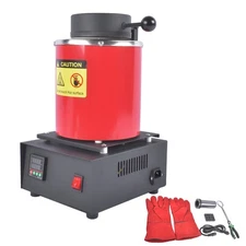 Gold Melting Furnace1500W Electric Metal Melting Furnace Tools for Gold Silver