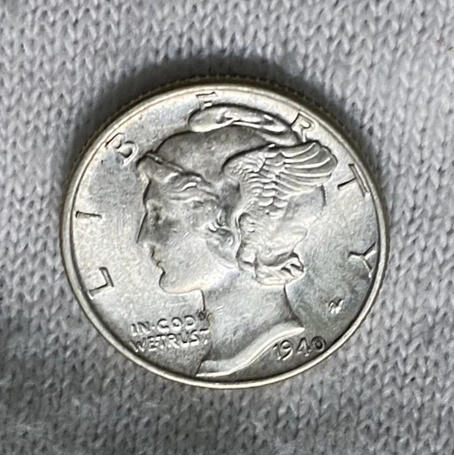 1940 !!Brilliant Uncirculated!!Mercury SILVER Dime!!NICE DETAILS!!!FREE SHIPPING