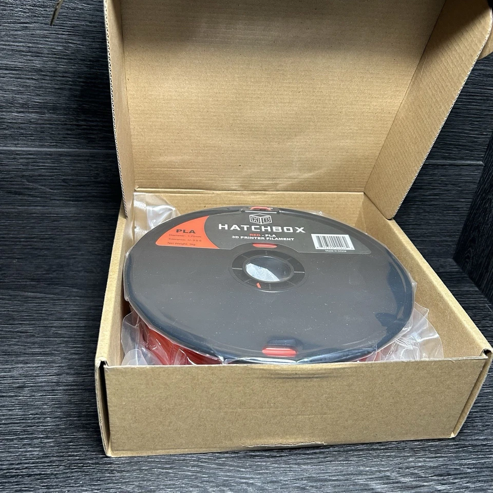 HATCHBOX 3D PLA-1KG1.75-RED Printer Filament - Red - Image 2 of 4