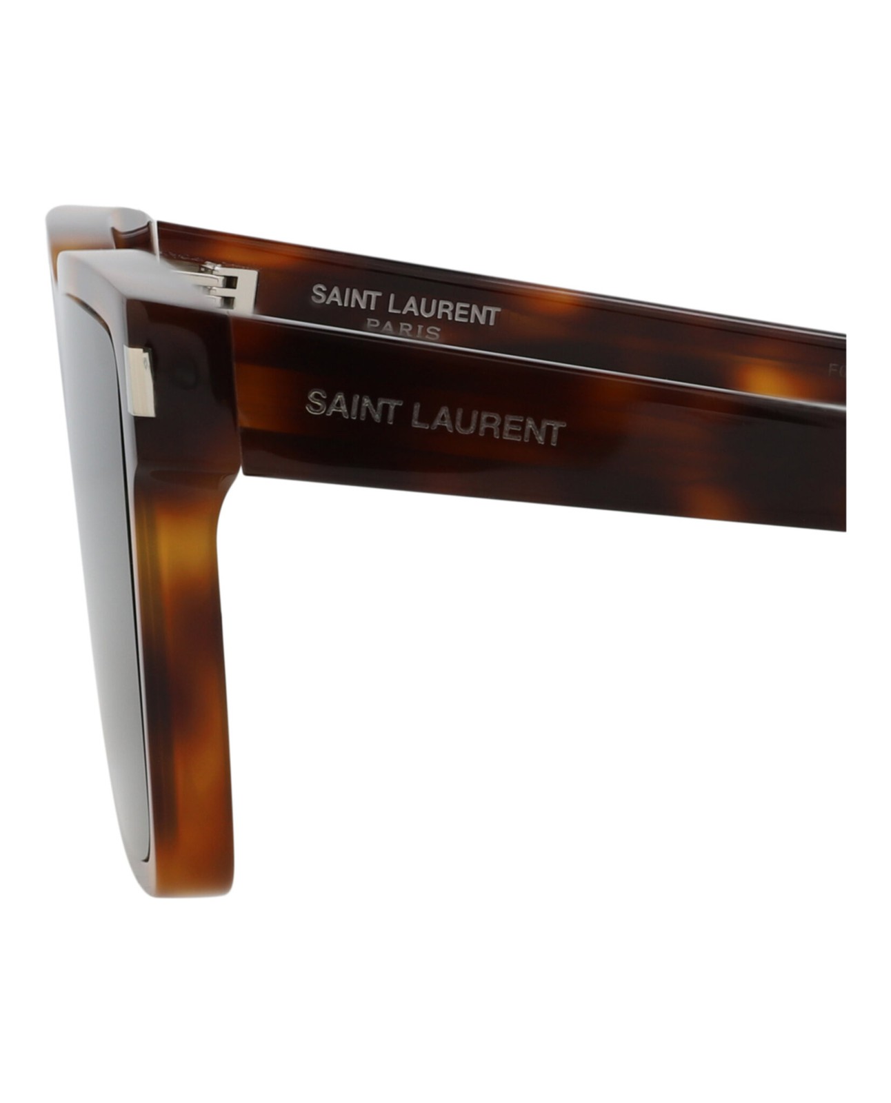 Saint Laurent Unisex Quadrato Rettangolo Avana Verde Avana Fashion Designer