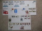 ISLE OF MAN - 1993 YEAR COLLECTION OF 10 FIRST DAY COVERS, VALUES TO £5, CAT £40