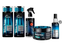 TRUSS Deluxe Prime Shampoo & Conditioner with Deluxe Prime & Mask & Oil Bundle