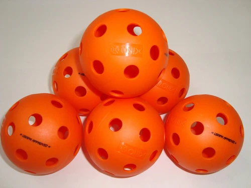 12 Onix Fuse Indoor Pickleballs Balls Tournament Meet USAPA Pack of 12 Orange