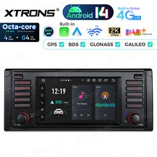 2K 7" Für BMW E39 M5 Autoradio Android 14 8-Kern 4G+64GB 4G LTE GPS Navi AKM-DSP
