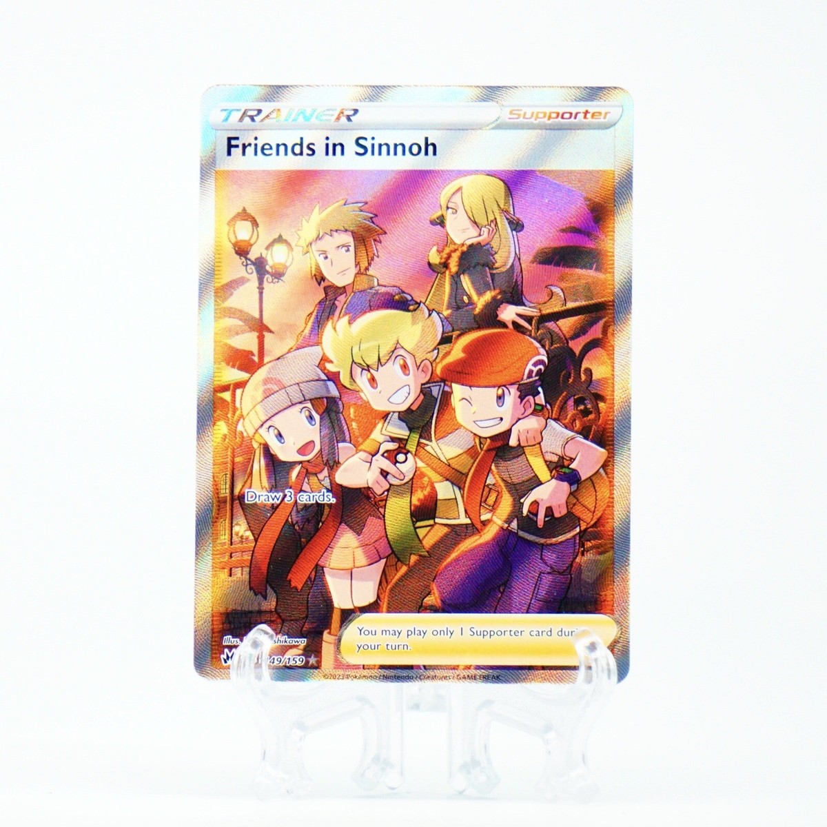 Friends in Sinnoh (Full Art) 149/159 Ultra Rare Crown Zenith