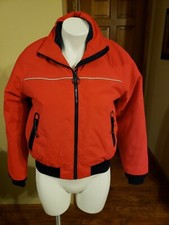 The Lands End Boys Jacket Coat Size XS Red And Blue XS 2/4