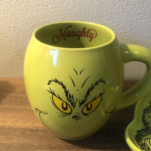 Grinch coffee cup and spoon rest - Picture 2 of 7