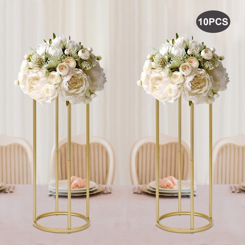 Metal Flower Stand Vase Column Stand Wedding Flower Stand Wedding Centerpieces - Picture 11 of 24
