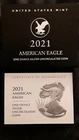 2021 Uncirculated Burnished American Silver Eagle 1st in the Type II New Design