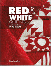 Red and White Quilting ; by L Pumphrey - EXCELLENT Softcover Book with CD