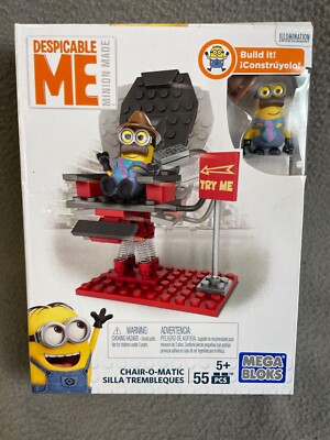Mega Bloks Despicable Me Minions Chair-O-Matic Movie Figure Set NRFB 2015