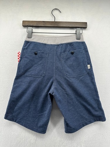 Vans Off The Wall Athletic Shorts Blue Boy's Size Medium Pockets Flat Front - Picture 2 of 8
