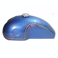 Blau Bemalt Kraftstofftank FüR Benelli Mojave Kawasaki Ducati Cafe Racer Gec