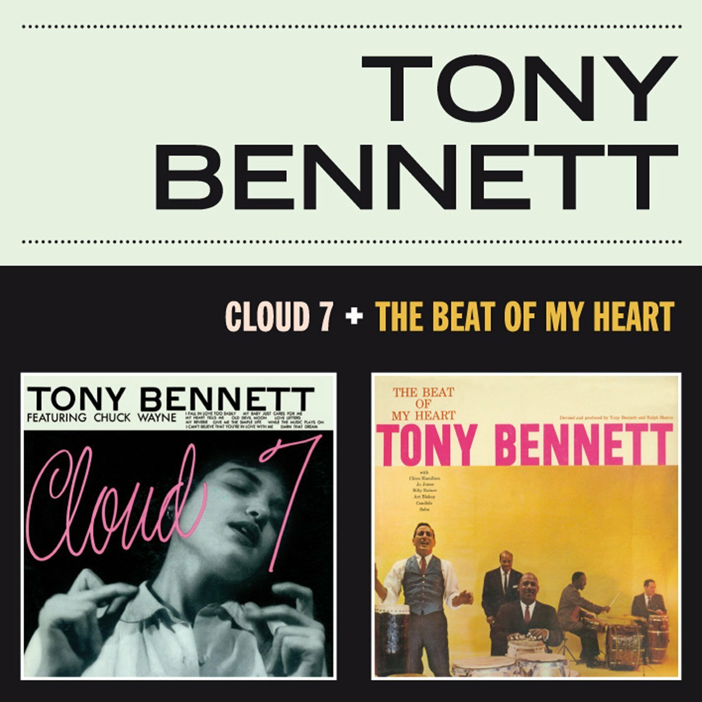 TONY BENNETT - CLOUD 7  + THE BEAT OF MY HEART   CD