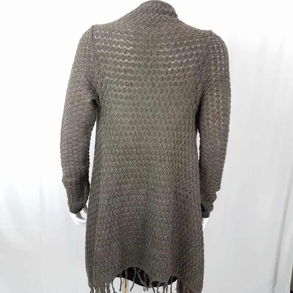 Chal suéter para mujer Willi Smith talla mediana mezcla de lana manga larga marrón Foto 4 de 4