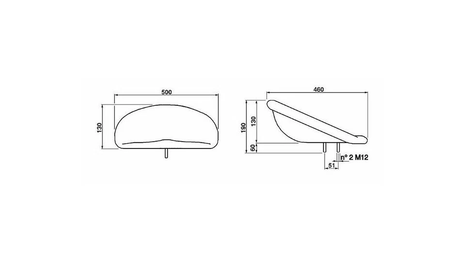 SEDILE UNIVERSALE IN ECOPELLE FISSO PER TRATTORE E MEZZI AGRICOLI - Immagine 4 di 4