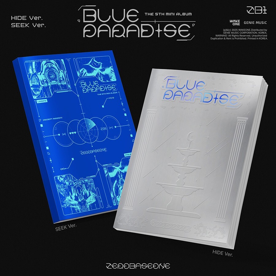 ZEROBASEONE [BLUE PARADISE] 5th Mini Album CD+Photo Book+Cards+