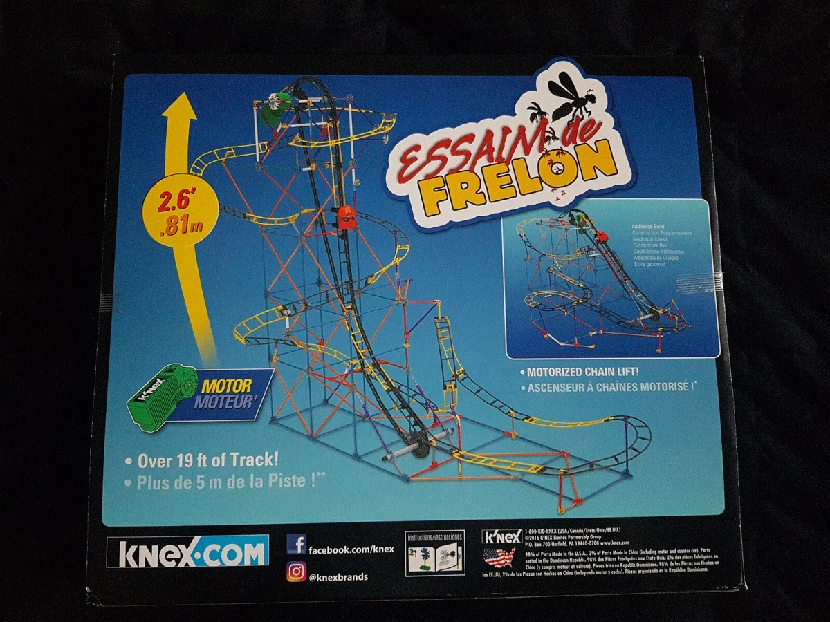 Knex hornet swarm roller top coaster