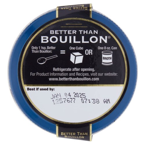 Reduced Sodium Better Than Bouillon Vegetable Base 8 Ounce Jar 38 Servings - 第 7/9 張圖片