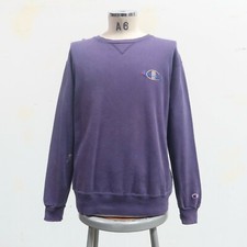 Vintage 90s Champion Single V Crewneck Sweatshirt Size XL Made in USA Purple