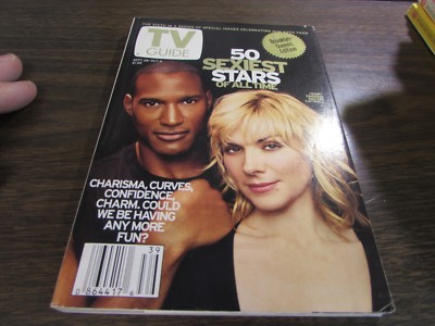 TV GUIDE- SEPT 28 2002 - 50 SEXIEST STARS OF ALL TIME - COVER | eBay