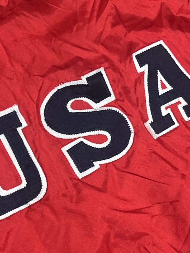 Chaqueta De Colección Años 80 Asics Nylon Roja EE. UU. Para Hombre Talla Grande Ropa Deportiva Japón Retro Foto 4 de 4