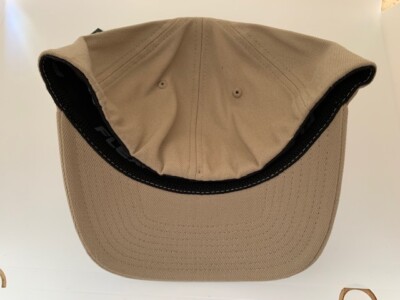 BRAND NEW Men's Khaki NIXON FLEXFIT Curved Brim Deep Down FF At Sm