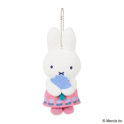 ミッフィー マスコットmiffy miffy and Rose Mascot Plush Keychain H16cm 6.3