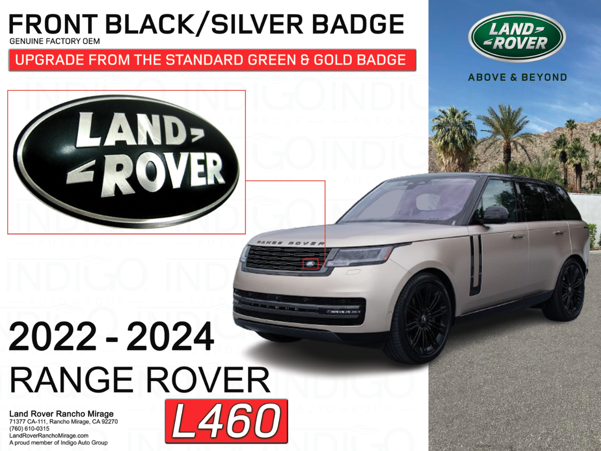 2022-2024 Range Rover L460 Front Grille Black/Silver Upgrade
