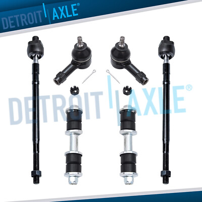 New 6pc Complete Front Suspension Kit for Mitsubishi Lancer FWD