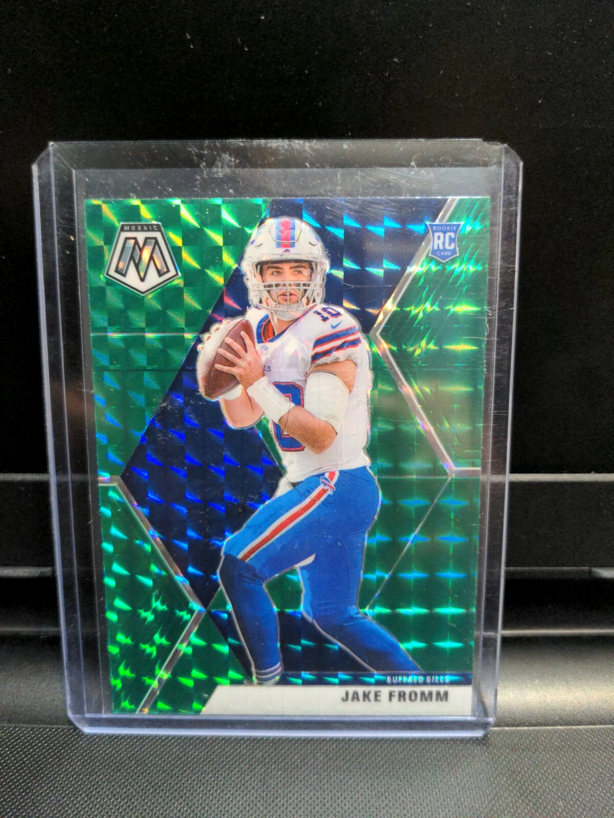 2020 Mosaic JAKE FROMM Green Mosaic! Rookie Card!! #242 Buffalo Bills!!
