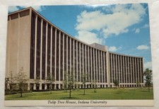 Tulip Tree House, Indiana University. Postcard (Z2)