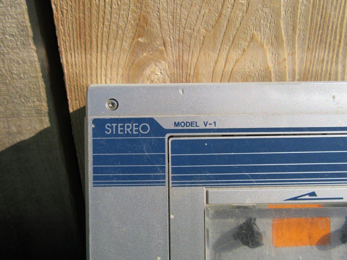 【希少・箱付き】昭和UNISEF V-1 COMPANION カセットプレーヤー Vintage Unisef Model V-1 Stereo Mini Hi-Fi Portable Cassette