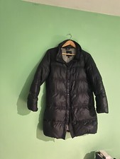 Gap 90% Down Midnight Blue Puffer Mid-length Cozy Jacket Gr8uc Qualitative