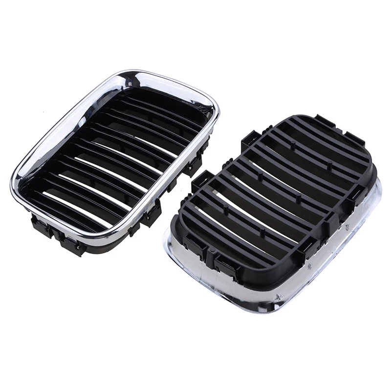 Parrilla delantera para riñón cromada negra brillante para BMW E36 318IS 325i M3 1992-1996 Foto 4 de 4