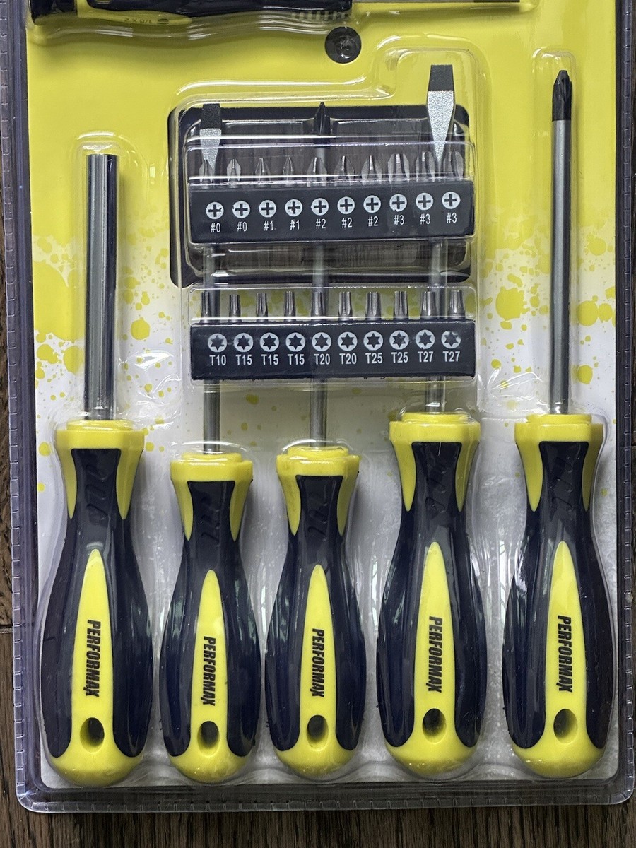 Performax Screwdriver Set Bundle 29 Piece Magnetic | eBay